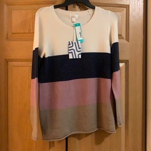 Small multi-color Market & Spruce sweater